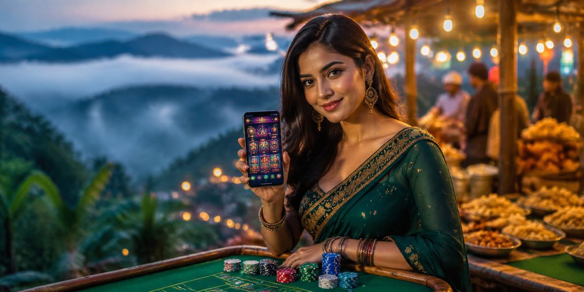 বান্দরবানের নাইট মার্কেটে মোবাইলে ক্যাসিনো ও বেটিং উপভোগ করছেন